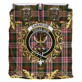Carnegie Dress Tartan Crest Bedding Set - Golden Thistle Style